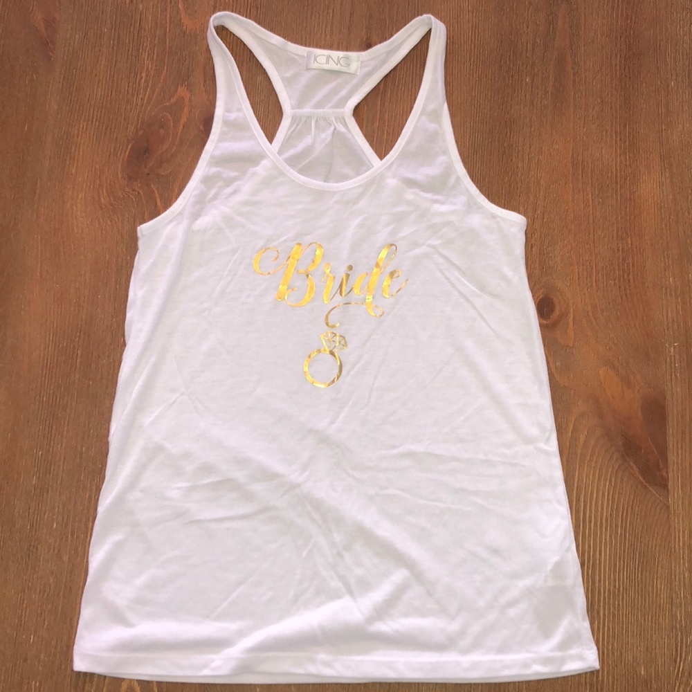 Bride tank top